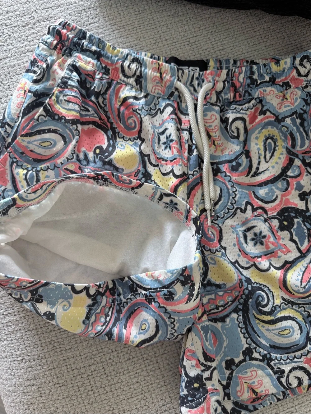 rSQ boys paisley print shorts Small